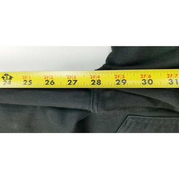 Madewell Size 27X28 Women's 9" High Rise Skinny Black Denim Back Logo Jeans - Picture 5 of 11